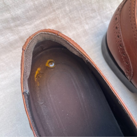 Chestnut Leather Oxfords - Picture 3 of 8